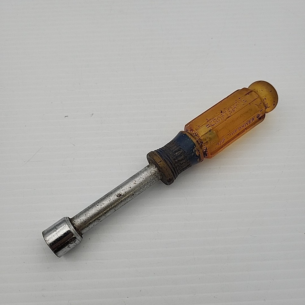Vintage Craftsman Nut Driver 1/2 Inch Clear Handle